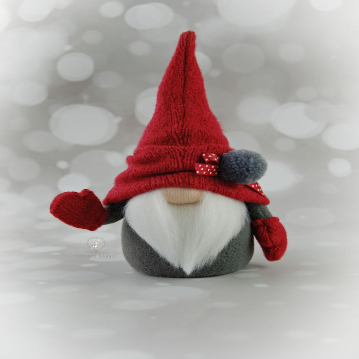 Gnomo Navideño Rojo