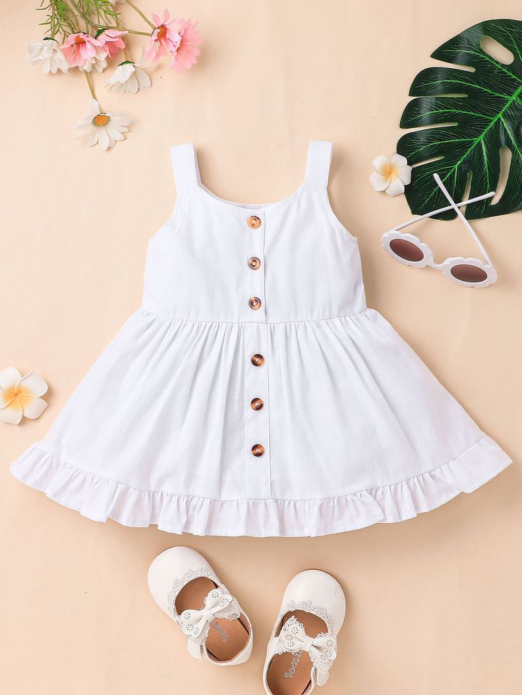 Vestido infantil blanco